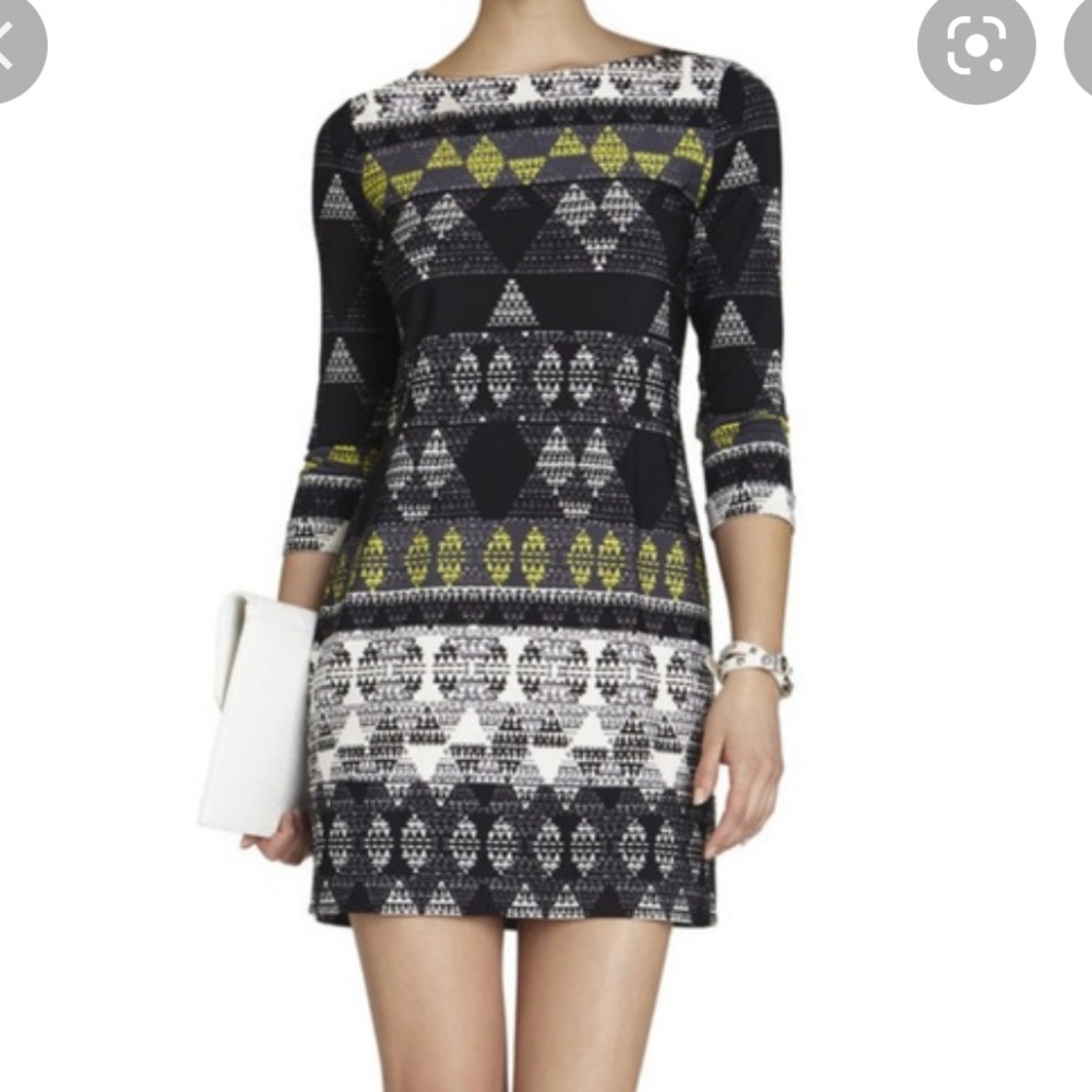 BCBG calico dress